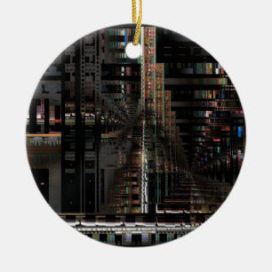 Ornamento De Cerâmica Computador eletrônico Conselho de circuito BlackT