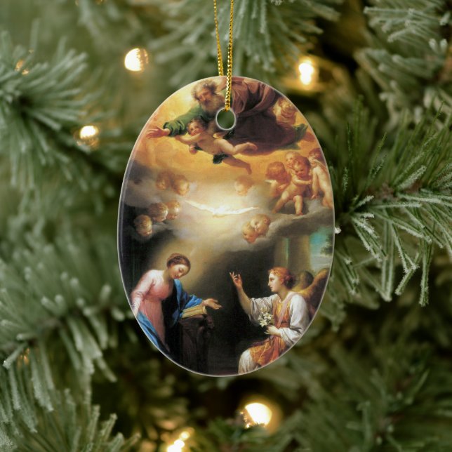 Ornamento De Cerâmica Comunicação de Anton Raphael Mengs (Árvore)