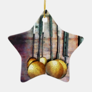 Ornamento De Cerâmica Conchas e Espátulas