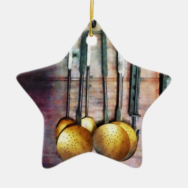 Ornamento De Cerâmica Conchas e Espátulas (Frente)