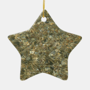 Ornamento De Cerâmica Conchas Sob Água De Limpeza