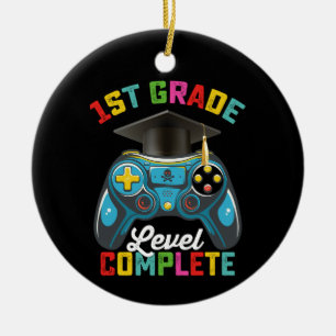 Ornamento De Cerâmica Concluído o Nível da 1ª Série Graduação Jogos Game