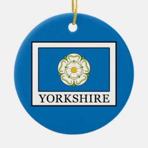 Ornamento De Cerâmica Condado Inglaterra de Yorkshire