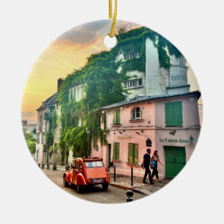 Ornamento De Cerâmica Condecoração da árvore de Natal de Paris