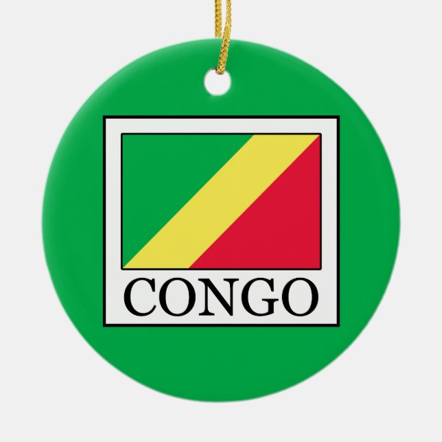 Ornamento De Cerâmica Congo (Frente)