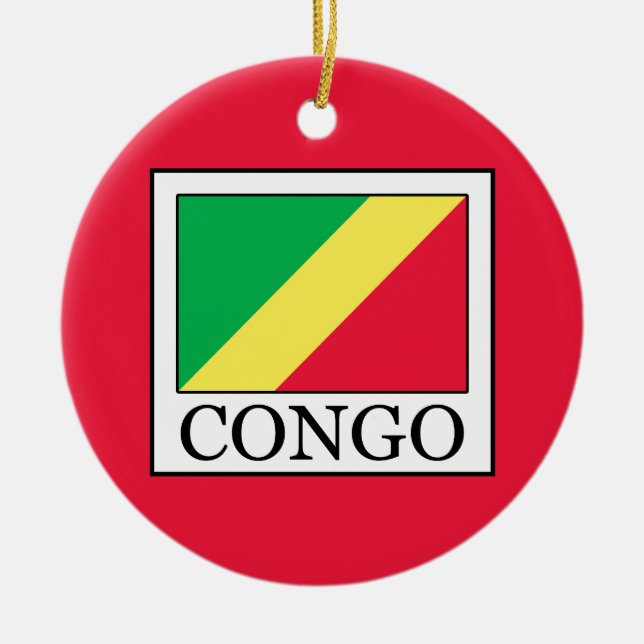 Ornamento De Cerâmica Congo (Frente)