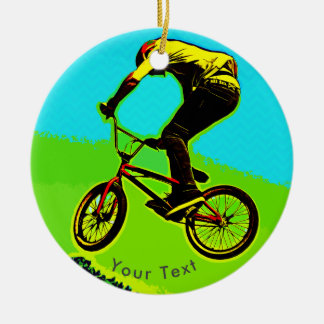 Ornamento De Cerâmica Conluios da bicicleta dos ESPORTES BMX
