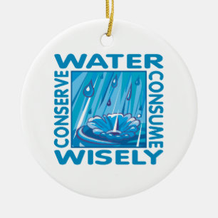Ornamento De Cerâmica Conservação da água