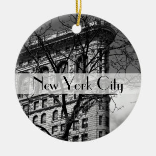 Ornamento De Cerâmica Construção lisa do ferro de NYC