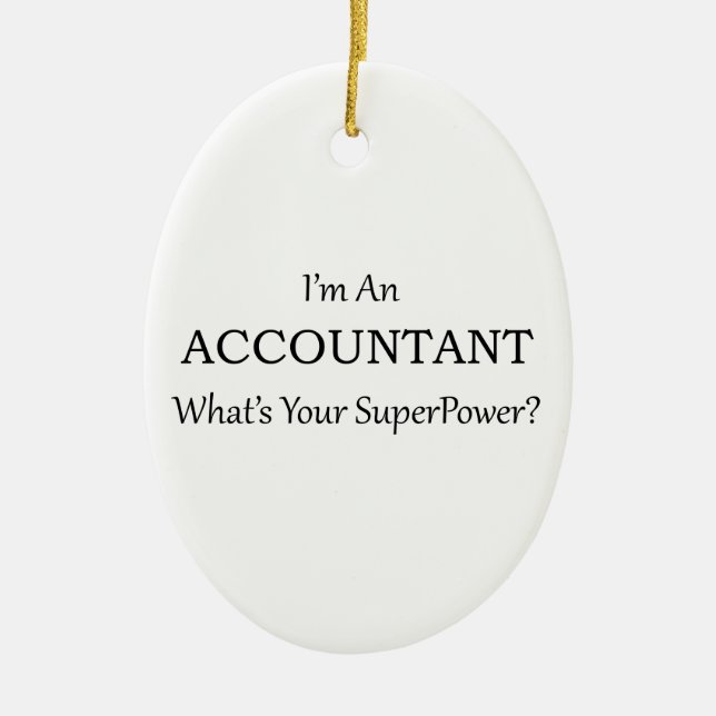 Ornamento De Cerâmica Contador (Frente)