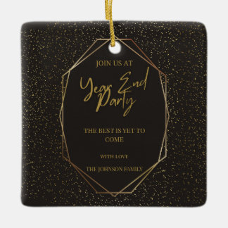 Ornamento De Cerâmica Contagem regressiva para 2025: Celebrar o Ano Novo