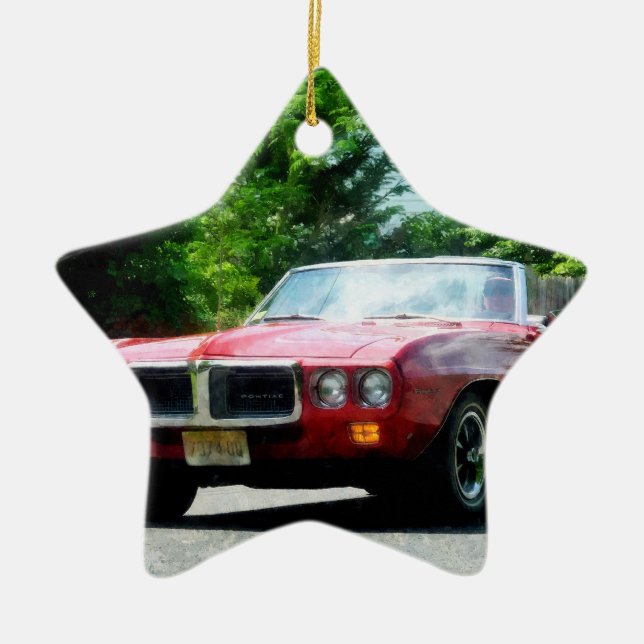 Ornamento De Cerâmica Conversível Red Firebird (Frente)