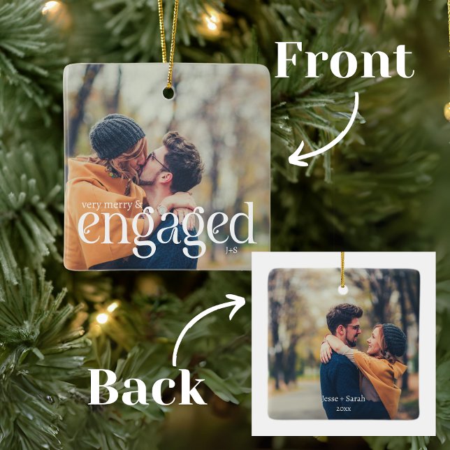 Ornamento De Cerâmica Cor Simples Moderna Editável Envolvida 2 Fotos (Criador carregado)