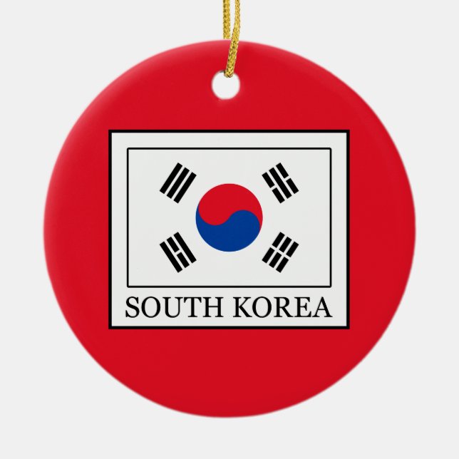 Ornamento De Cerâmica Coreia do Sul (Frente)