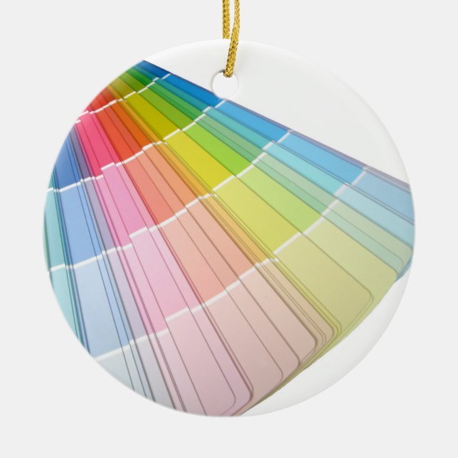 Ornamento De Cerâmica Cores (Frente)