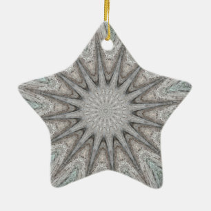 Ornamento De Cerâmica Cores de Cinzas de Luz Design russa do caleidoscóp