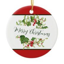 Coroa de Natal aquarela personalizada Feriado 