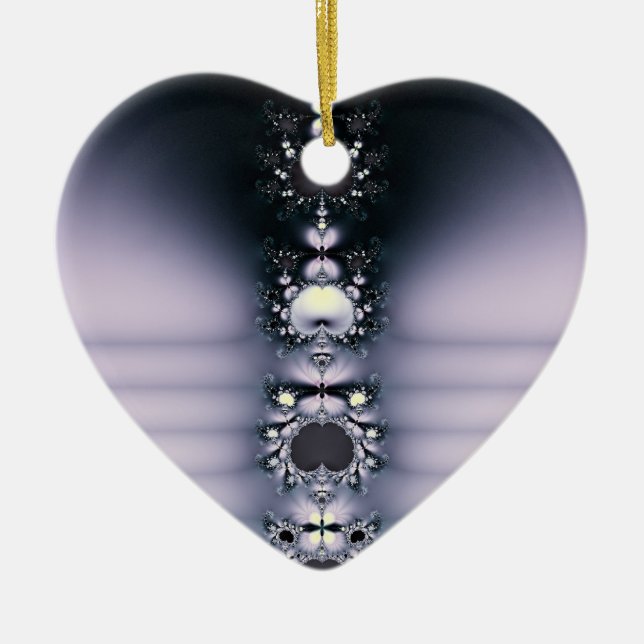 Ornamento De Cerâmica Corrente roxa (Frente)