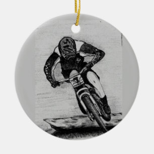 Ornamento De Cerâmica Corrida de bicicleta de montanha