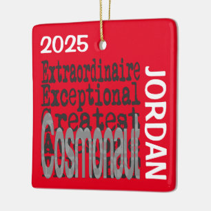 Ornamento De Cerâmica Cosmonaut Extraordinaire CUSTOM