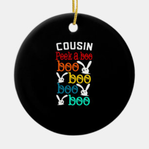 Ornamento De Cerâmica Cousin Bunny Game For Novelty