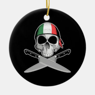 Ornamento De Cerâmica Cozinheiro chefe italiano