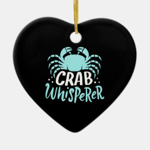 Ornamento De Cerâmica Crab Whisperer
