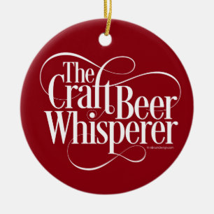 Ornamento De Cerâmica Craft Beer Whisperer