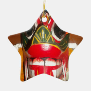 Ornamento De Cerâmica Crânio de Hakuna Matata Últimos presentes de Hallo