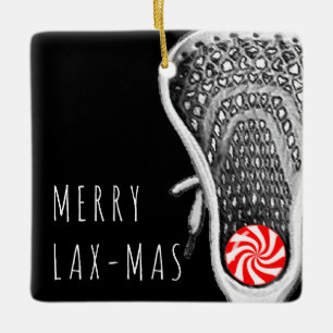 Ornamento De Cerâmica Creative Lacrosse Christmas