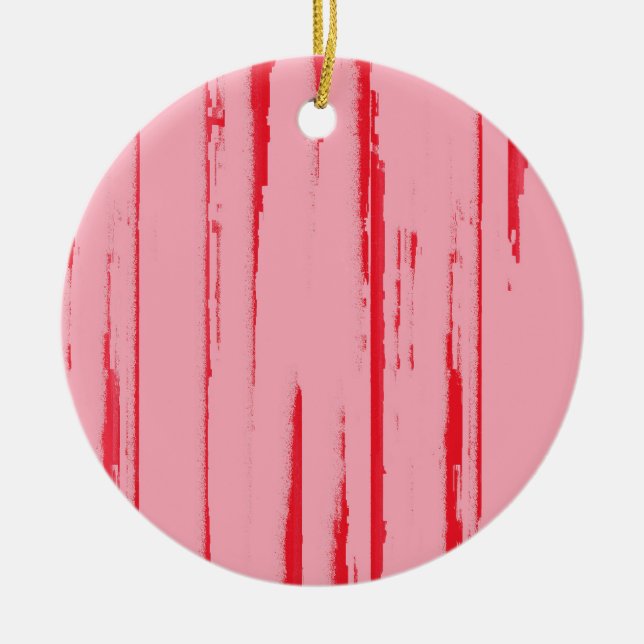Ornamento De Cerâmica Cremson Candy Pink (Frente)