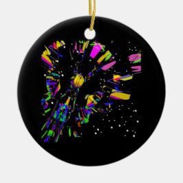 Ornamento De Cerâmica Criação de Arte Digital Futurística