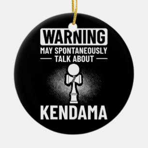 Ornamento De Cerâmica Criador do Jogo de Toy Japonês do Kendama Trick