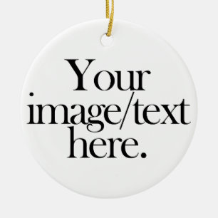 Ornamento De Cerâmica Criar seus próprios