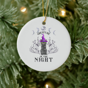 Ornamento De Cerâmica Criatura da Noite