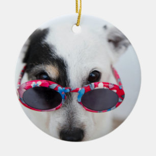 Ornamento De Cerâmica Crie Moderno Sua Própria Foto Personalizada