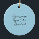 Ornamento De Cerâmica Crie seu<br><div class="desc">Crie os seus próprios favores de casamento personalizados,  embalagem de presentes,  decorações e convites a cores personalizados,  joias personalizadas e muito mais!</div>