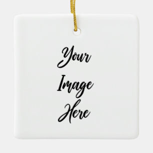 Ornamento De Cerâmica Crie seu