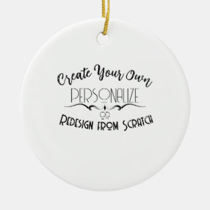 Ornamento De Cerâmica Crie seu
