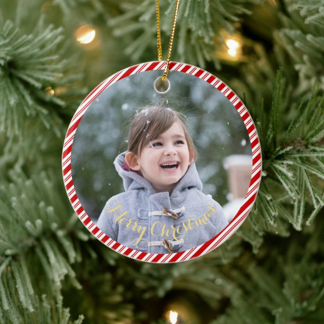 Ornamento De Cerâmica Crie Seu Próprio Docinho Fotográfico Banja Natal (Árvore)