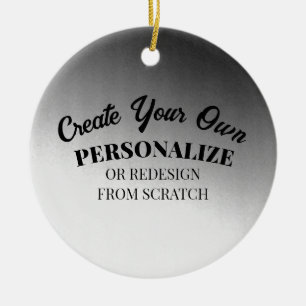 Ornamento De Cerâmica Crie seu próprio personalizado