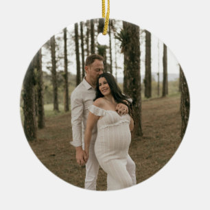 Ornamento De Cerâmica Crie Seu Próprio Quadro Personalizado de Foto DIY