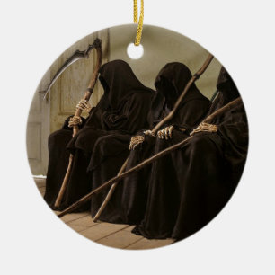 Ornamento De Cerâmica Crimes À Sua Espera