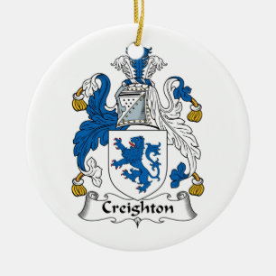 Ornamento De Cerâmica Crista da família de Creighton