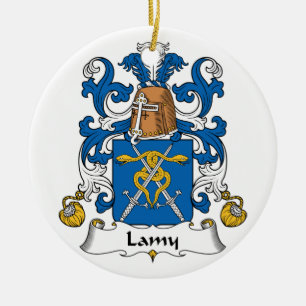 Ornamento De Cerâmica Crista da família de Lamy