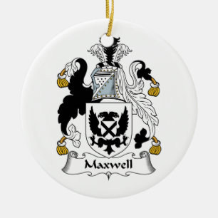 Ornamento De Cerâmica Crista da família de Maxwell