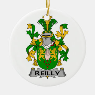 Ornamento De Cerâmica Crista da família de Reilly