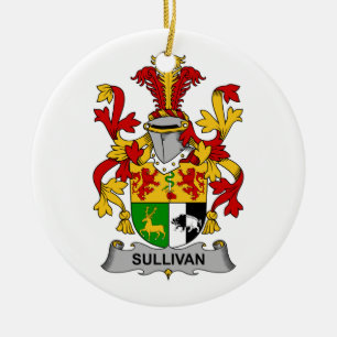 Ornamento De Cerâmica Crista da família de Sullivan