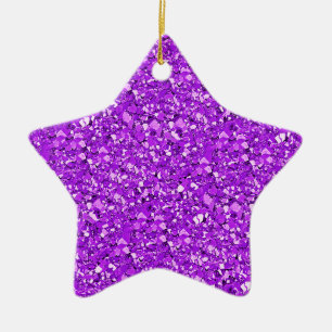 Ornamento De Cerâmica Cristais de quartzo drusa - roxo ametista