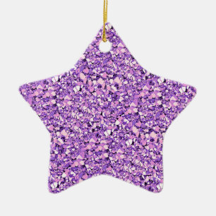 Ornamento De Cerâmica Cristais de quartzo Druzy - orquídea leve